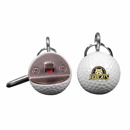 Frontier Community College Bobcats Golf Ball Bottle Opener - Authentic Series