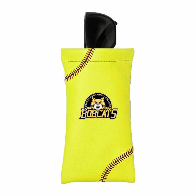 Frontier Community College Bobcats Softball Eyeglass Case - Authentic Series