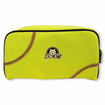 Frontier Community College Bobcats Softball Toiletry and Cosmetics Bag - Authentic Series