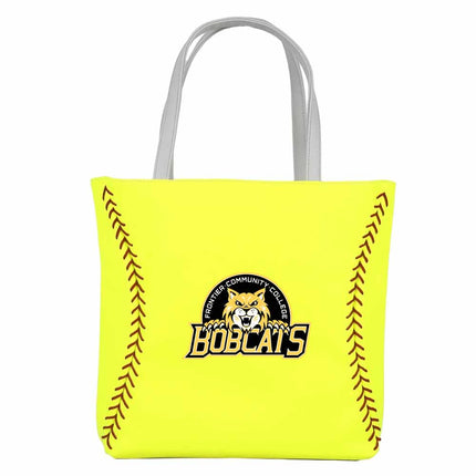 Frontier Community College Bobcats Softball Tote Handbag - Authentic Series