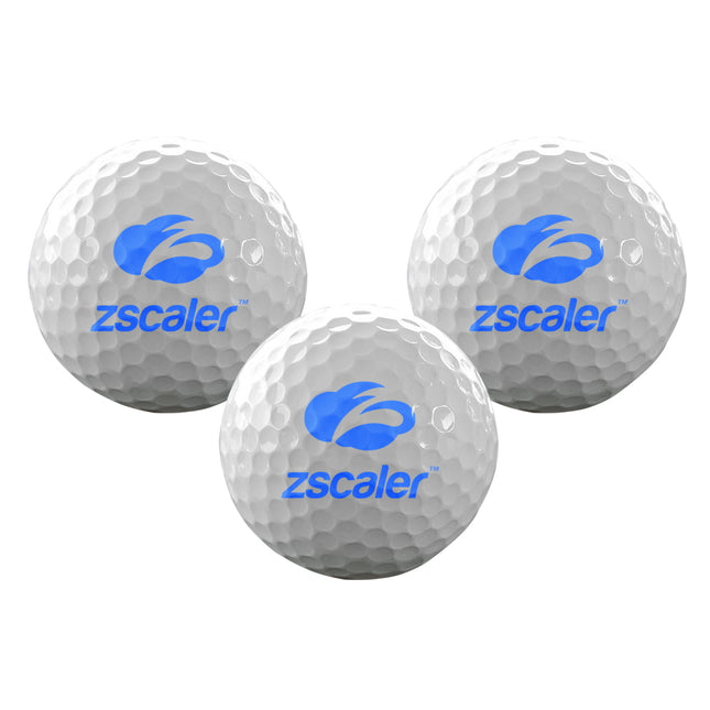 ZScaler Golf Sleeve of 3 Golf Balls - Authentic Series