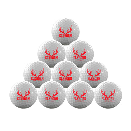 Elkhorn High School Antlers Golf One Dozen Golf Balls - Authentic Series