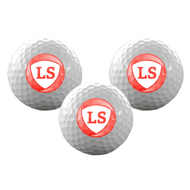 La Salle Insurance Golf Sleeve of 3 Golf Balls - Authentic Series