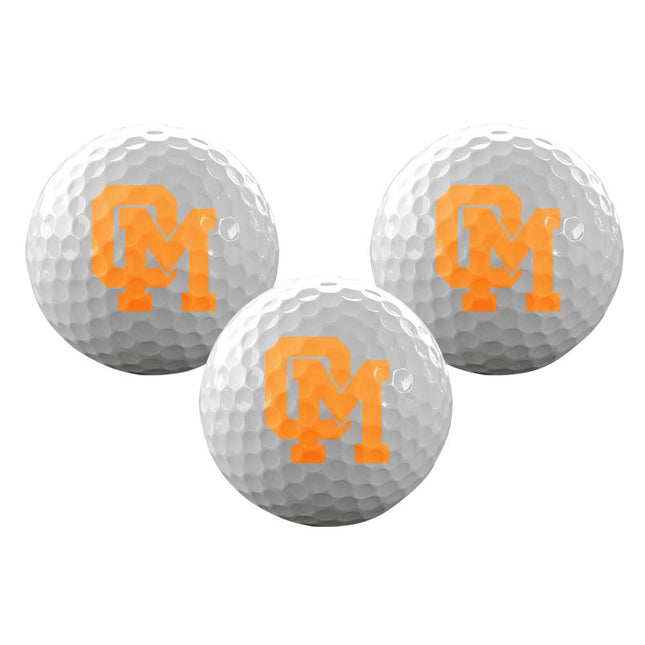 Oakland Mills Scorpions Golf Sleeve of 3 Golf Balls - Authentic Series
