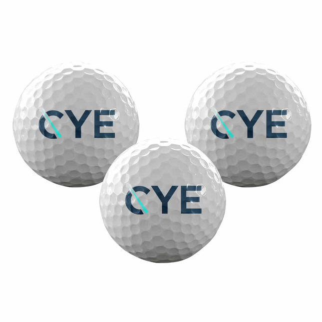 CYE Golf Sleeve of 3 Golf Balls - Authentic Series