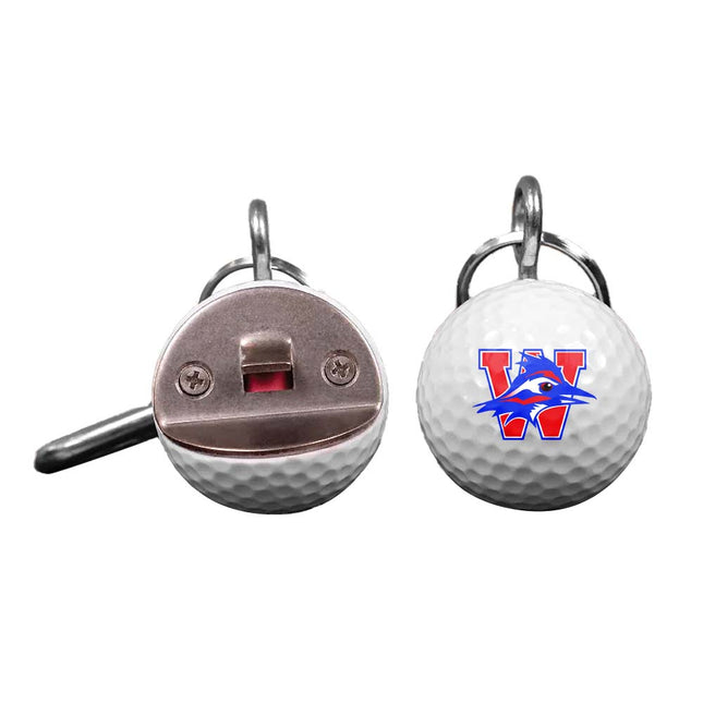 Westlake Chaparrals Golf Ball Bottle Opener - Authentic Series