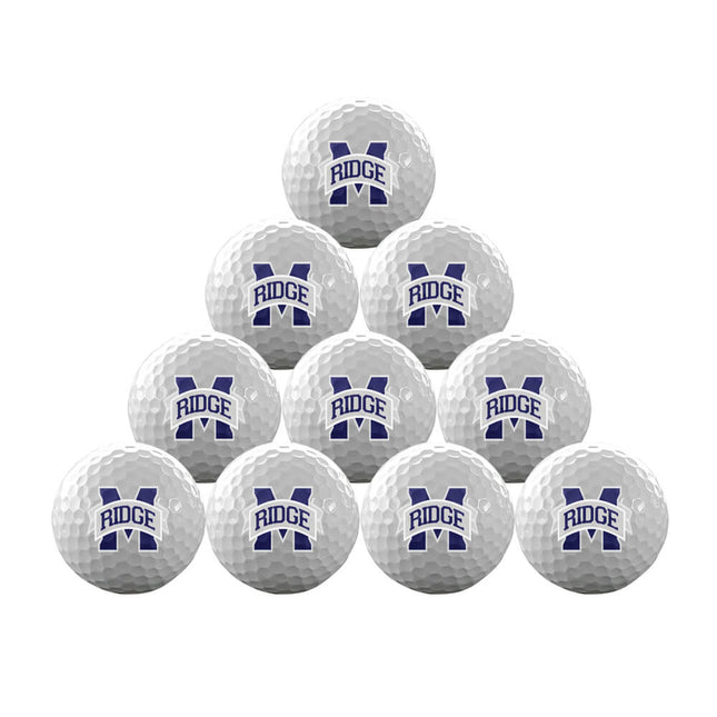Marriotts Ridge Mustangs Golf One Dozen Golf Balls - Authentic Series