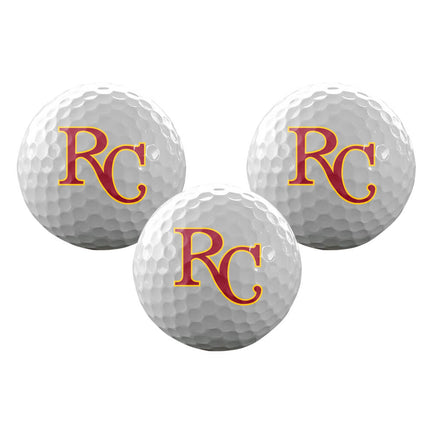 Roncalli Crimson Pride Golf Sleeve of 3 Golf Balls - Authentic Series