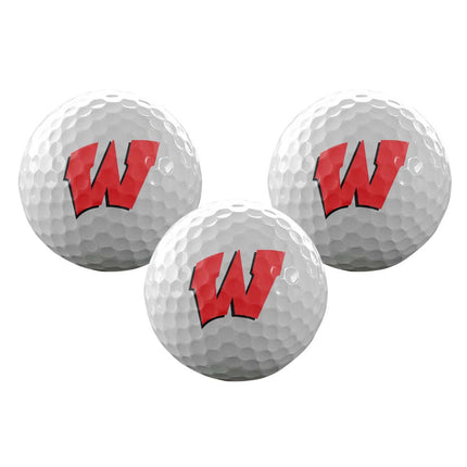 Westside High School Warriors Golf Sleeve of 3 Golf Balls - Authentic Series