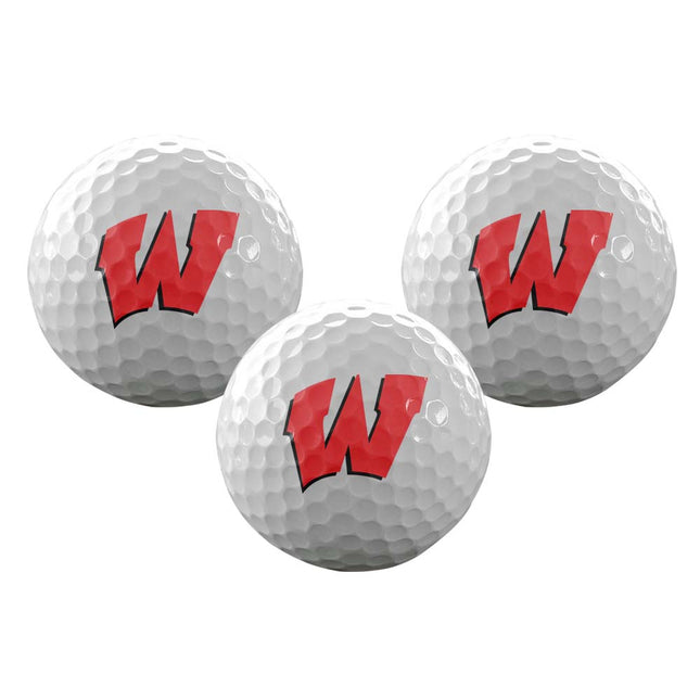 Westside High School Warriors Golf Sleeve of 3 Golf Balls - Authentic Series