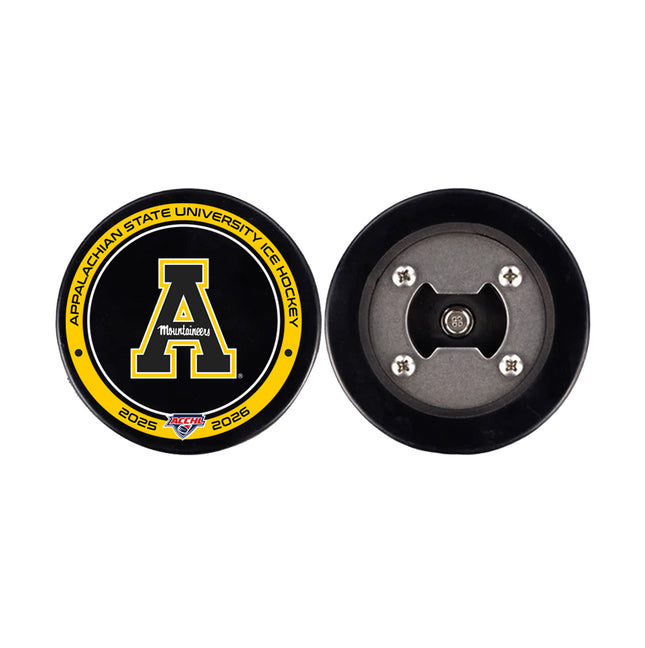 Appalachian State Mountaineers Hockey Puck Opener - Authentic Series