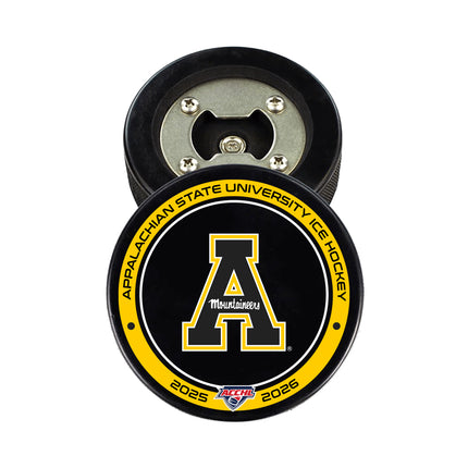 Appalachian State Mountaineers Hockey Puck Opener - Authentic Series