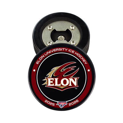 Elon University Phoenix Hockey Puck Opener - Authentic Series