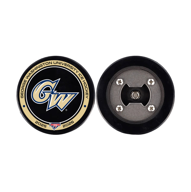 George Washington Revolutionaries Hockey Puck Opener - Authentic Series