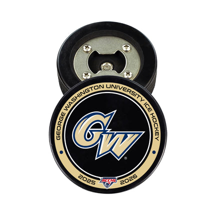 George Washington Revolutionaries Hockey Puck Opener - Authentic Series
