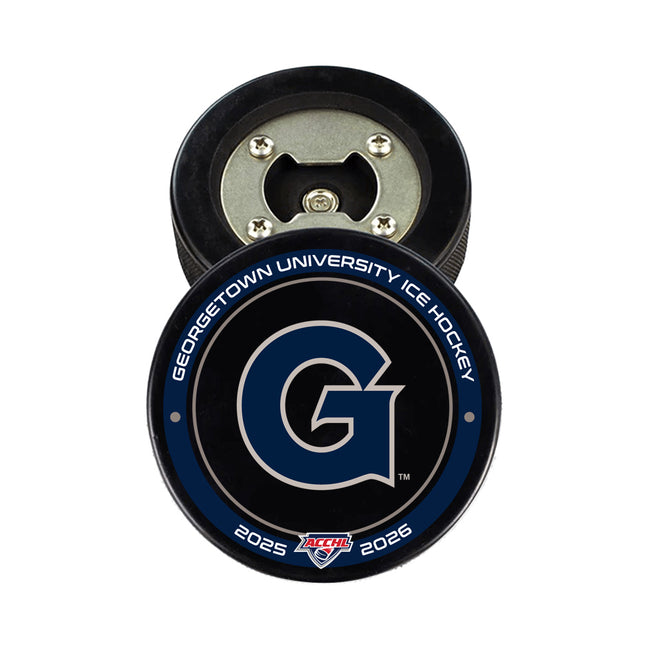 Georgetown University Hoyas Hockey Puck Opener - Authentic Series