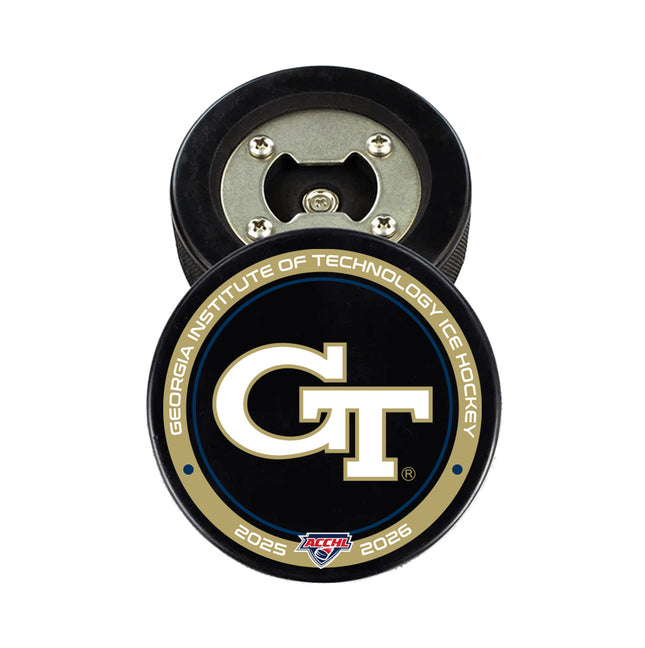 Georgia Tech Yellow Jackets Hockey Puck Opener - Authentic Series
