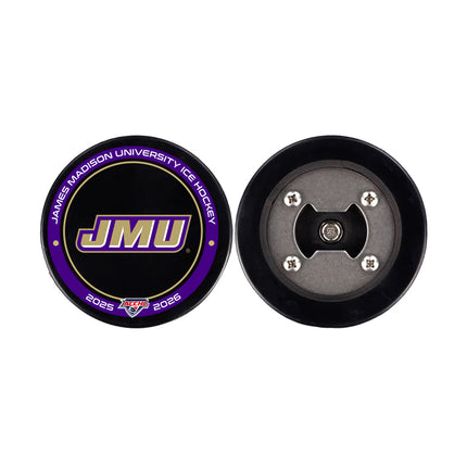 James Madison University Dukes Hockey Puck Opener - Authentic Series
