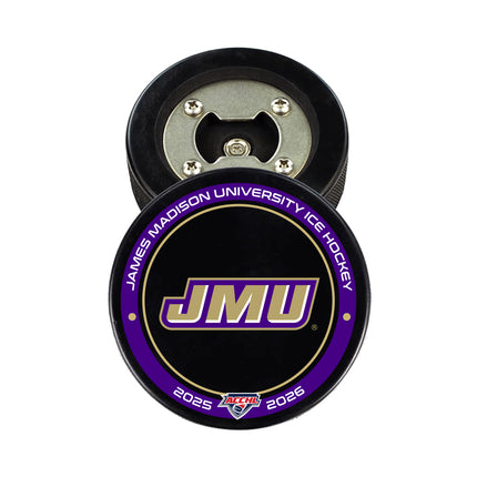 James Madison University Dukes Hockey Puck Opener - Authentic Series