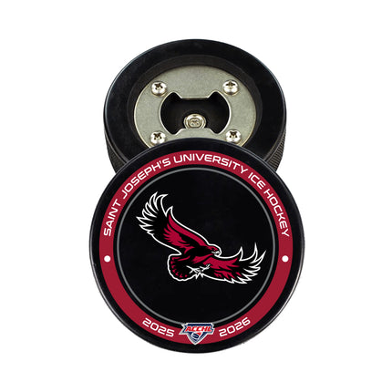 Saint Joseph's Hawks Hockey Puck Opener - Authentic Series