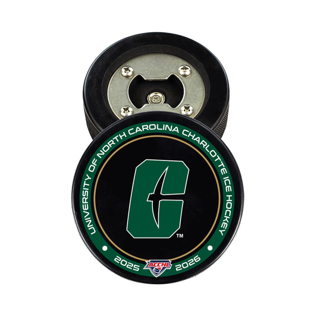 Charlotte 49ers Hockey Puck Opener - Authentic Series