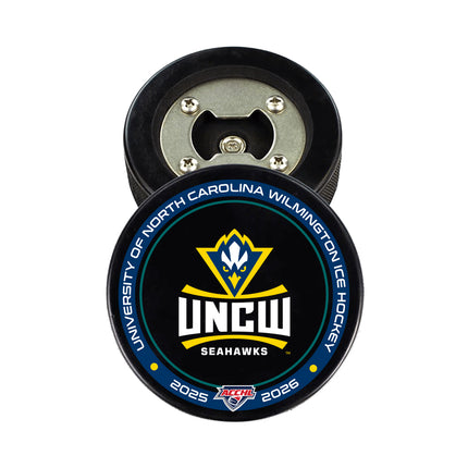 UNCW Seahawks Hockey Puck Opener - Authentic Series
