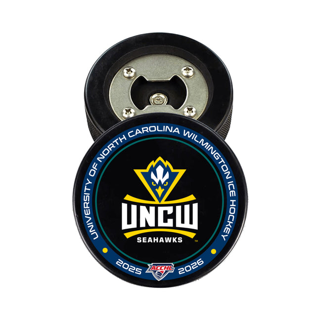 UNCW Seahawks Hockey Puck Opener - Authentic Series