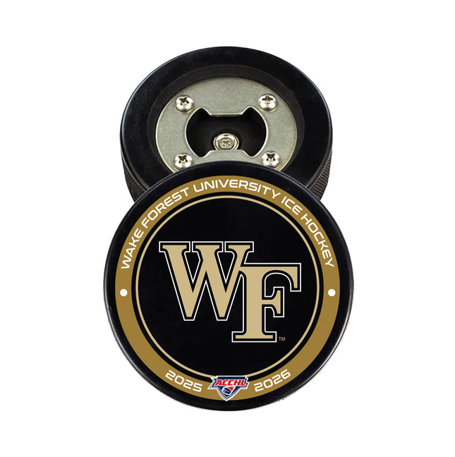 Wake Forest Demon Deacons Hockey Puck Opener - Authentic Series
