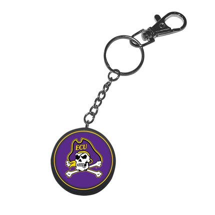 East Carolina Pirates Mini Puck Keychain - Authentic Series