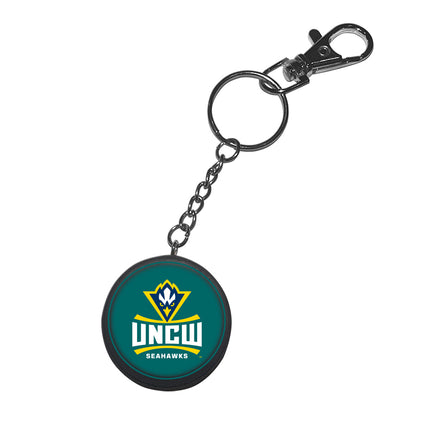 UNCW Seahawks Mini Puck Keychain - Authentic Series