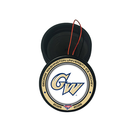 George Washington Revolutionaries Hockey Puck Ornament - Authentic Series