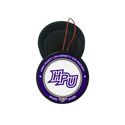High Point University Panthers Hockey Puck Ornament 2-Pack Bundle - Authentic Series