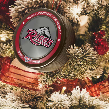 Rider Bronc Hockey Puck Ornament - Authentic Series