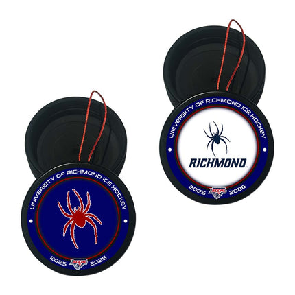 Richmond Spiders Hockey Puck Ornament 2-Pack Bundle - Authentic Series