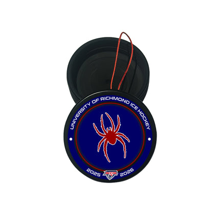 Richmond Spiders Hockey Puck Ornament 2-Pack Bundle - Authentic Series