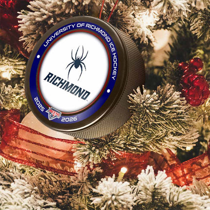 Richmond Spiders Hockey Puck Ornament - Authentic Series
