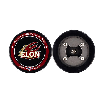 Elon University Phoenix Hockey Puck Opener - Authentic Series