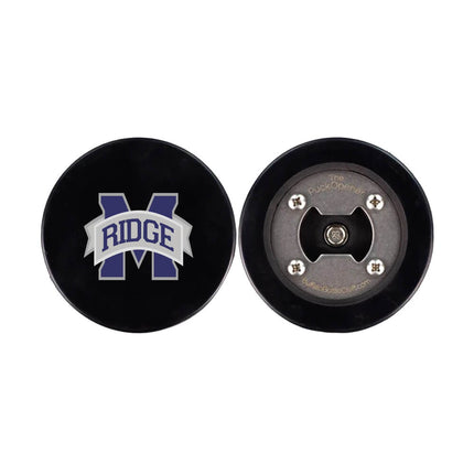 Marriotts Ridge Mustangs Hockey Puck Opener - Authentic Series