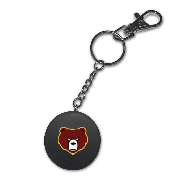 Hammond Golden Bears Hockey Puck Keychain - Authentic Series