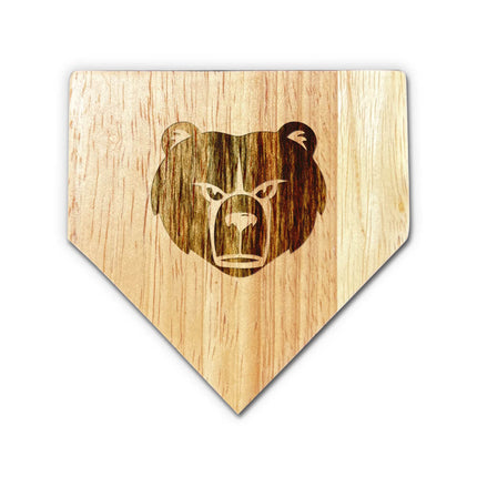 Hammond Golden Bears Baseball Home Plate Coaster - Authentic Series