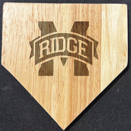 Marriotts Ridge Mustangs Baseball Home Plate Coaster - Authentic Series