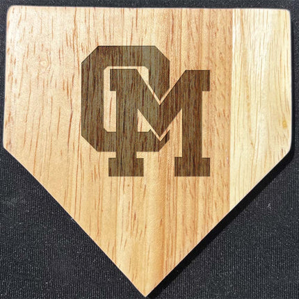 Oakland Mills Scorpions Wood Home Plate Coasters “Laser Etched”
