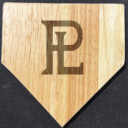 Papillion La Vista Monarchs Wood Home Plate Coasters “Laser Etched”