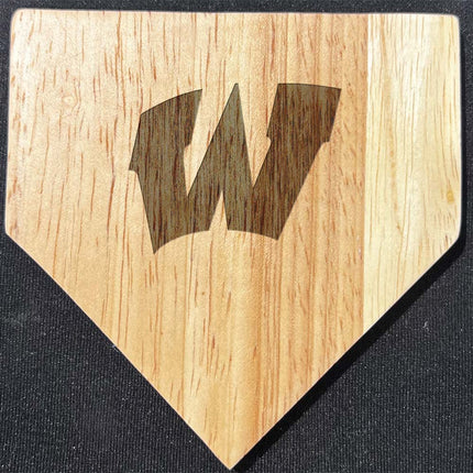 Westside High School Warriors Wood Home Plate Coasters “Laser Etched”