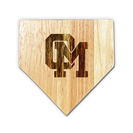 Oakland Mills Scorpions Wood Home Plate Coasters “Laser Etched”