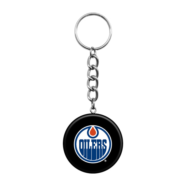 Edmonton Oilers Mini Hockey Puck Keychain