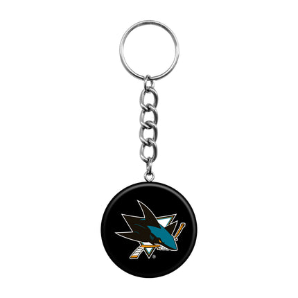 San Jose Sharks Mini Hockey Puck Keychain