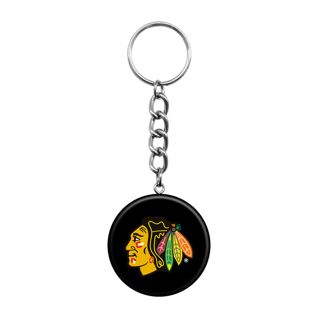 Chicago Blackhawks Mini Hockey Puck Keychain