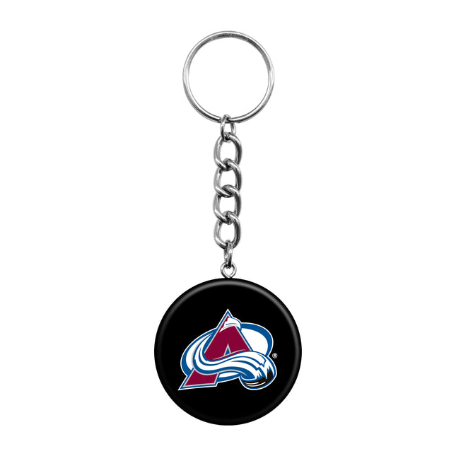 Colorado Avalanche Mini Hockey Puck Keychain