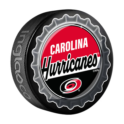 Carolina Hurricanes Hockey Puck Bottle Opener